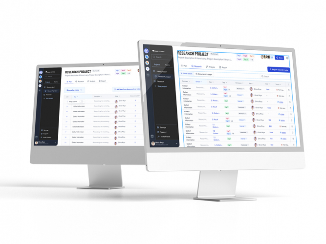 Web platform/Chrome Extension for Market Researchers screenshot 3