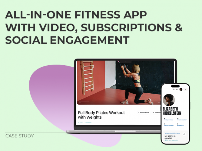 All-in-One Fitness App with Video, Subscriptions & Social Engagement screenshot 4