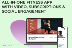 All-in-One Fitness App with Video, Subscriptions & Social Engagement