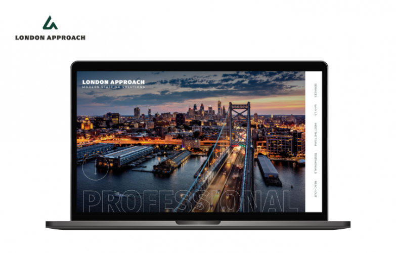 Branding and Website Development for a Premier Staffing Company screenshot 1