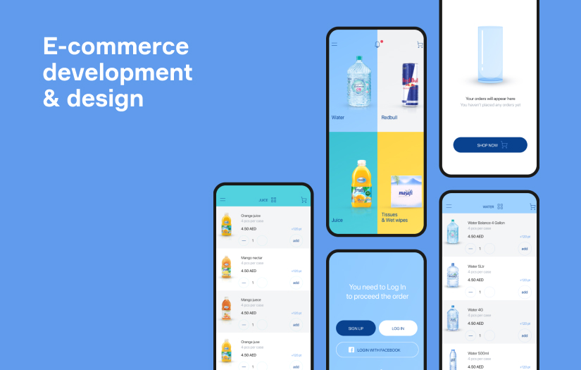 E-commerce mobile app for a startup screenshot 1