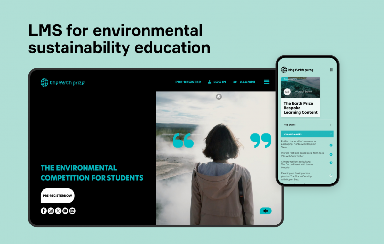 LMS for environmental sustainability education screenshot 1