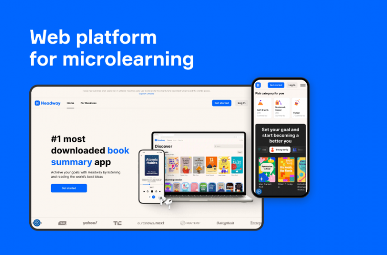 Building a web app for a leading EdTech startup screenshot 1