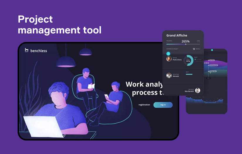Project management tool MVP screenshot 1