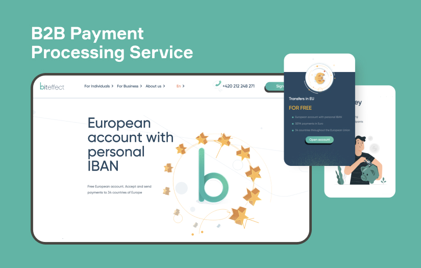 Cross-platform fintech service for business screenshot 1