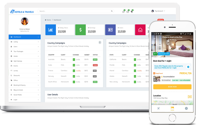 Hotel And Travel Solution screenshot 1