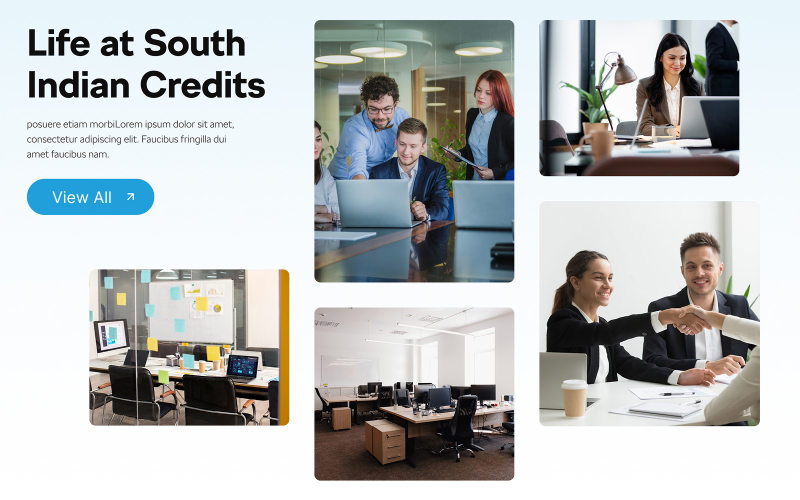 South Indian Credits – Corporate Website Development for a Leading NBFC screenshot 3