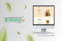 Vaidyaratnam Website — Ayurveda Heritage Meets Digital Innovation