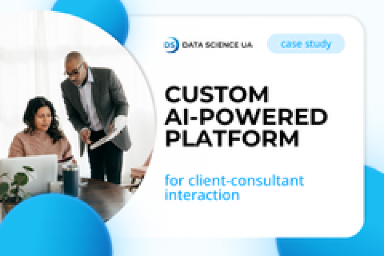 AI platform for client-consultant interactions screenshot 1