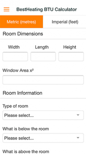 BTU Calculator - Bestheating screenshot 2