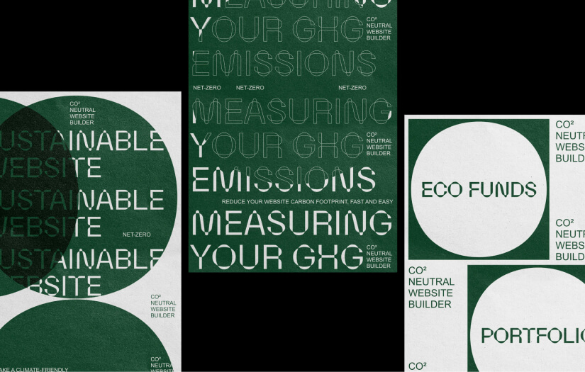 CO2 Neutral Website Builder Web Design & UI/UX screenshot 1