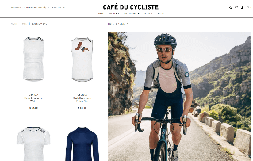 Café du Cycliste - Magento 2 Web Development screenshot 2