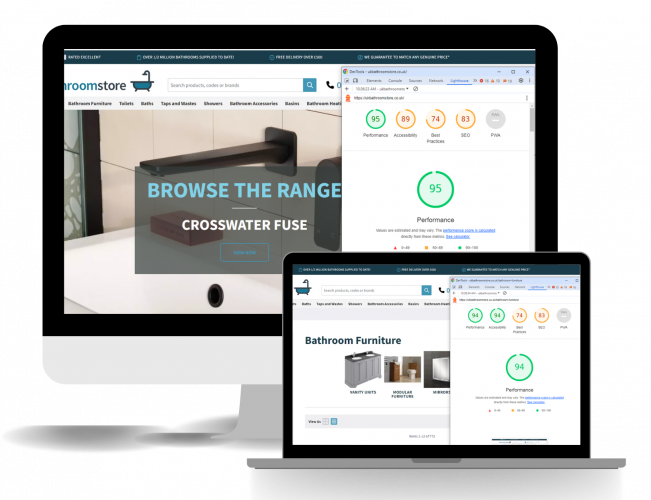 UK Bathroom Store’s Success with Hyva & Magento Upgrade screenshot 2