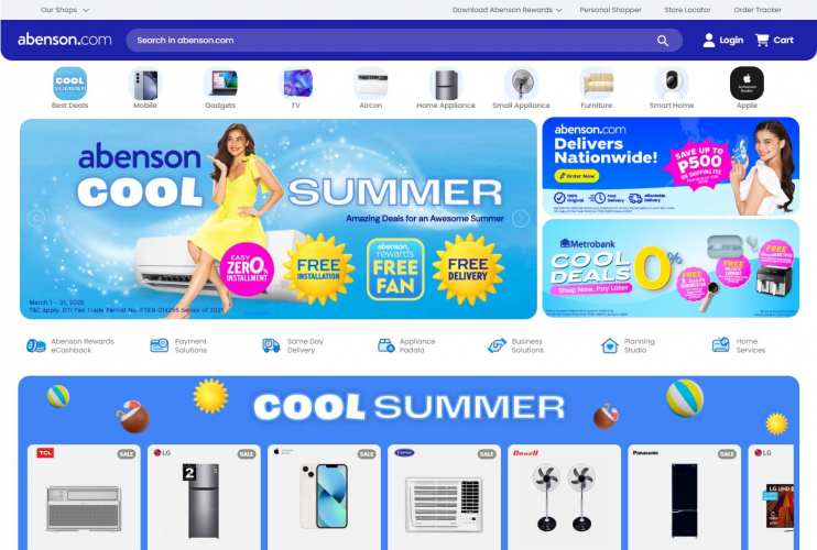 Abenson: Driving Growth With UX & Magento PWA screenshot 3
