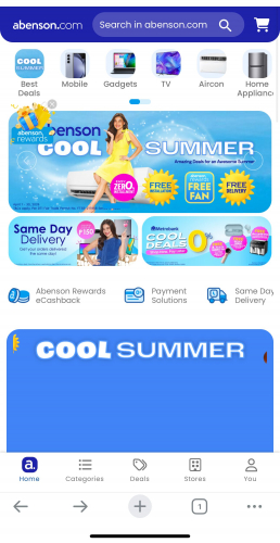 Abenson: Driving Growth With UX & Magento PWA screenshot 1