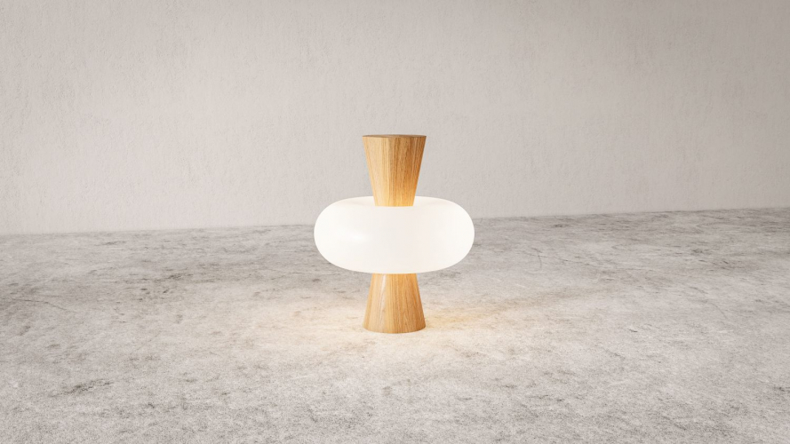 3D Product Visualization of a Cosmos Lamp screenshot 3