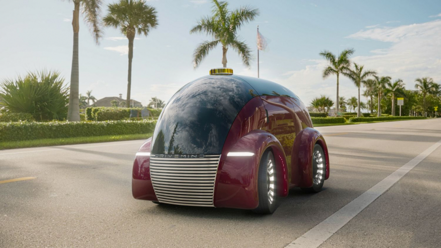 3D Visualization of a Self-Driving Delivery Vehicle screenshot 1