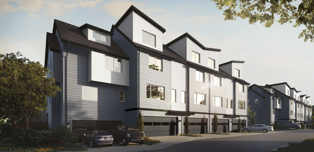 3D Rendering of Modern Townhouses screenshot 2