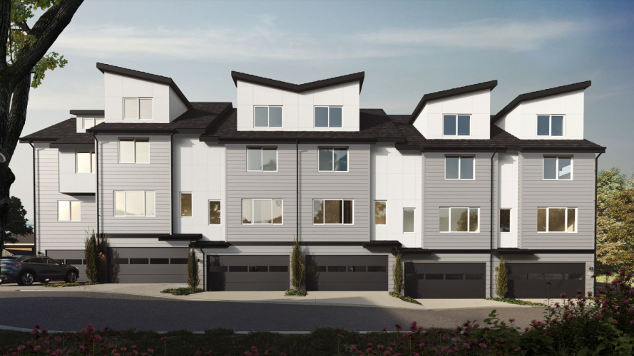 3D Rendering of Modern Townhouses screenshot 1