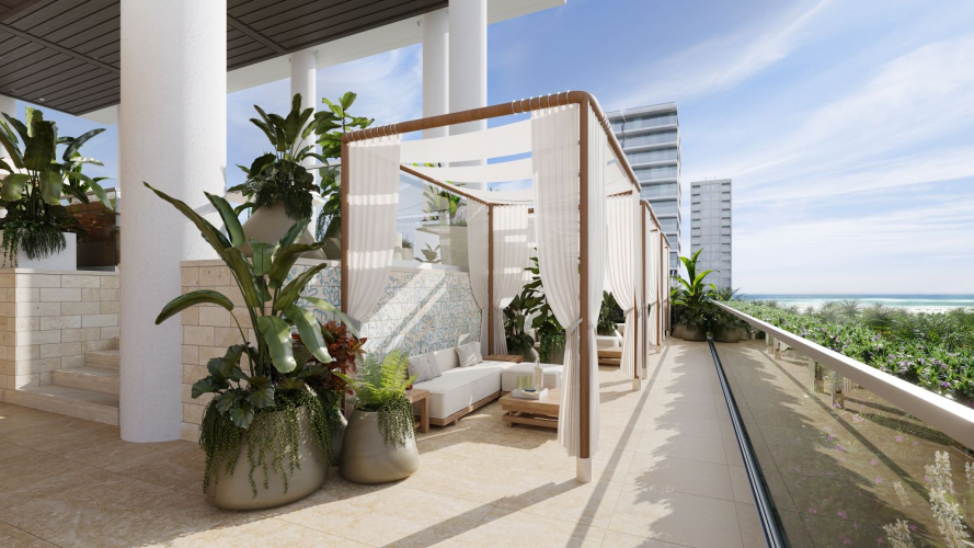 3D Interior Visualization of Waikiki Hotel Concept screenshot 4