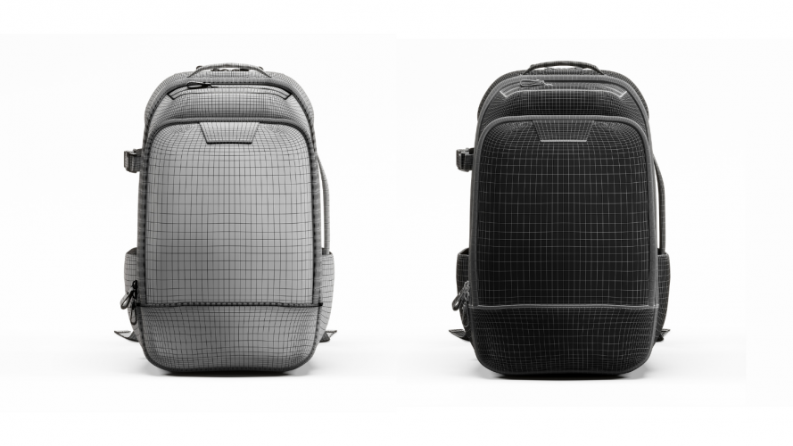 3D Visualization of a Laptop Backpack screenshot 4