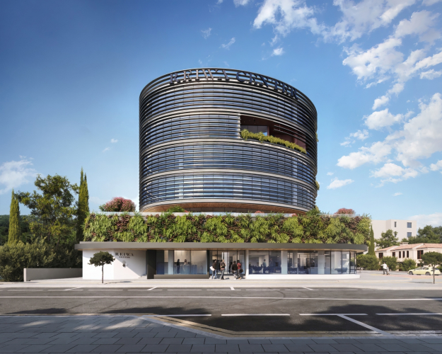 3D Architectural Visualization of a Business Center screenshot 2