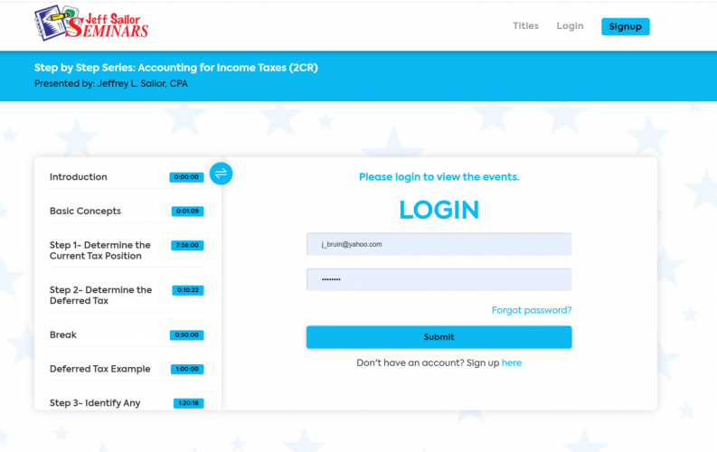 Advance CPE – Scalable eLearning SaaS Platform for Continuing Education screenshot 1