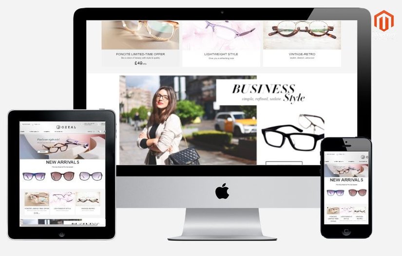 Ozeal Glasse -  A Website for Eyeglasses and Prescription Glasses screenshot 1