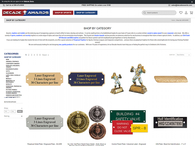 Decade Awards: Comprehensive Online Platform for Trophies and Awards screenshot 2