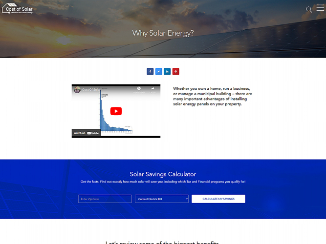 Cost of Solar: Your Guide to Affordable Solar Energy Solutions screenshot 1