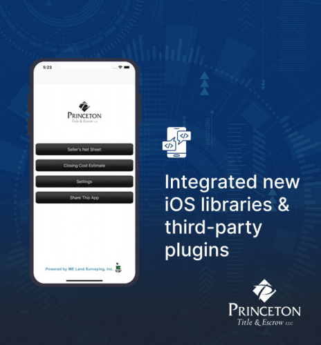 iOS mobile app for Princeton Title & Escrow LLC in USA screenshot 2