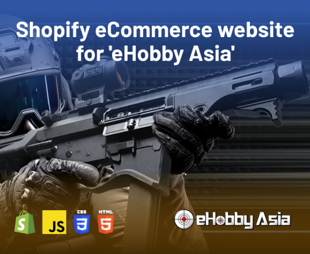 Shopify eCommerce website for eHobby Asia in Hong Kong screenshot 1