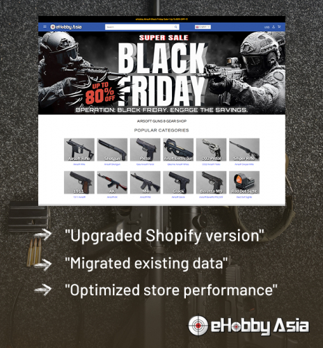 Shopify eCommerce website for eHobby Asia in Hong Kong screenshot 2