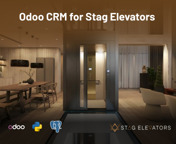 Odoo CRM developed for Stag Elevators screenshot 1