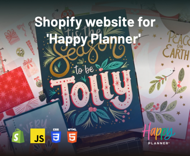 Shopify Website for Happy Planner in USA screenshot 1