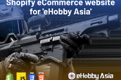 Shopify eCommerce website for eHobby Asia in Hong Kong
