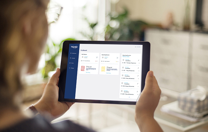 Mirror Care telehealth web application screenshot 1