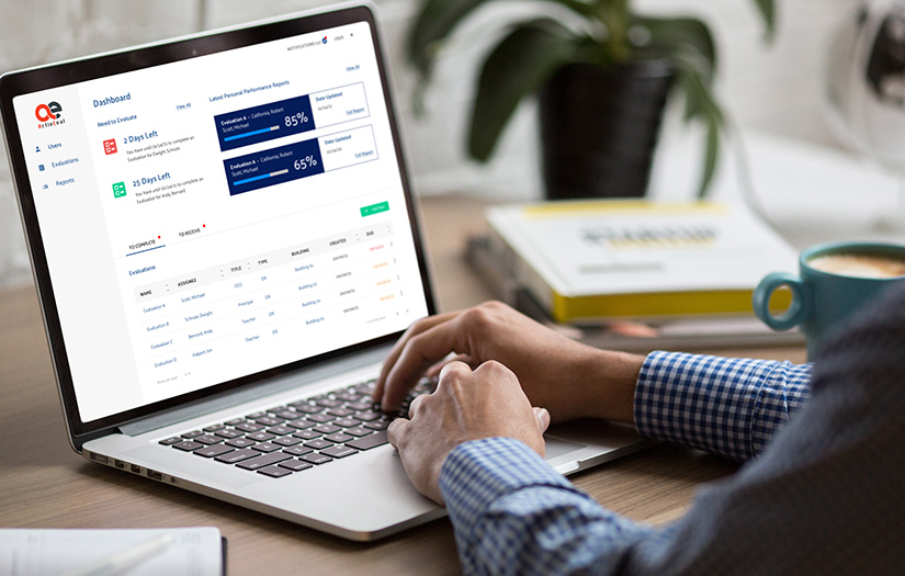 Paramount Schools' ActivEval web app screenshot 1
