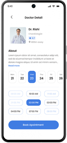 Smart Patient Management & Healthcare Mobile App screenshot 5