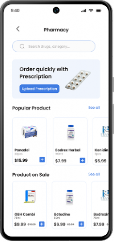 Smart Patient Management & Healthcare Mobile App screenshot 2