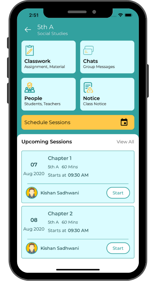 vClass- A Virtul Classroom App screenshot 2