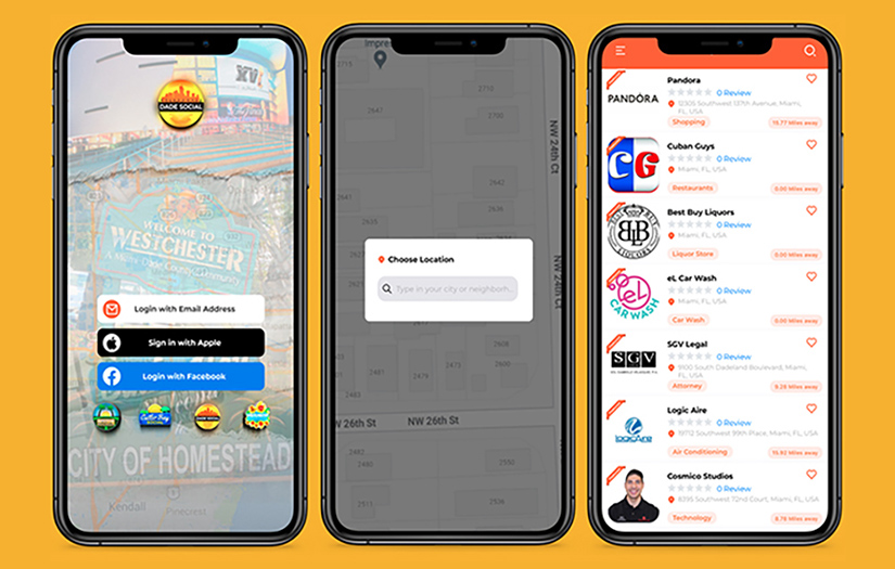 Dade Social iOS & Android App screenshot 1