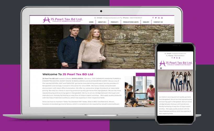 JS Pearl Tex BD Ltd screenshot 1