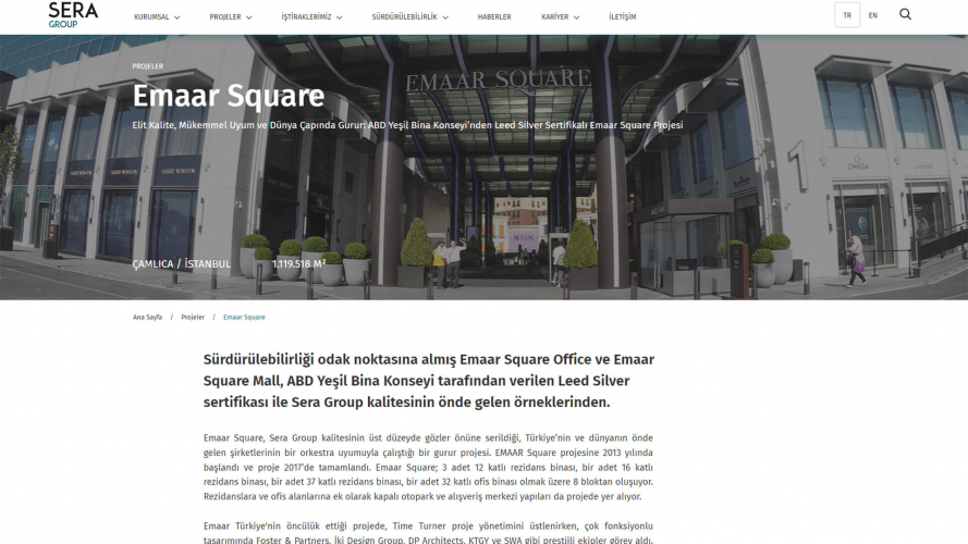 Sera Group Website Development screenshot 4