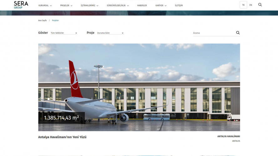 Sera Group Website Development screenshot 2