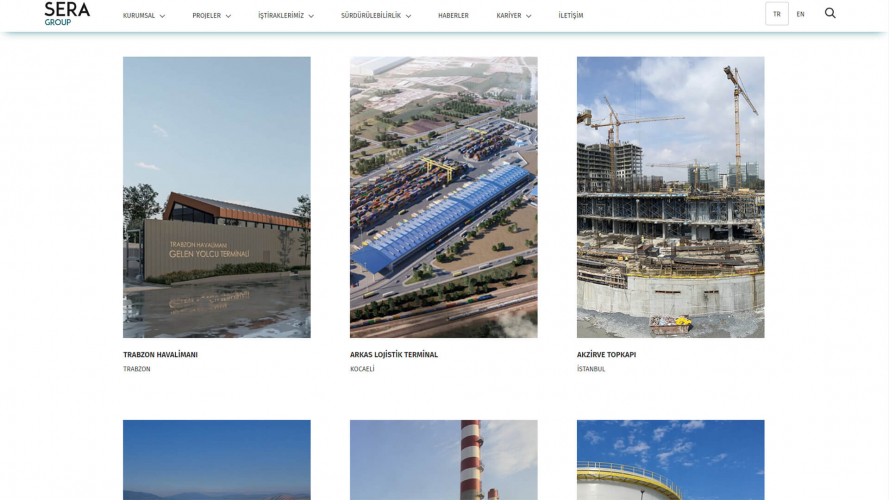 Sera Group Website Development screenshot 3