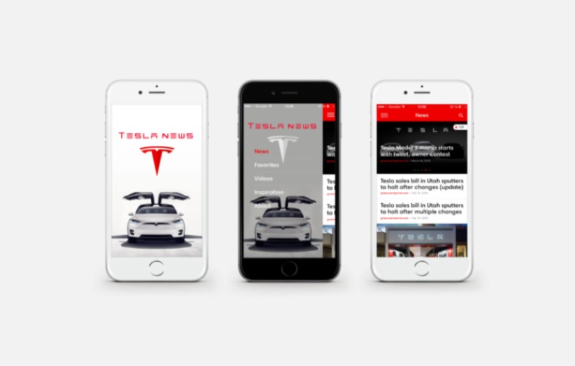 News aggregator platform (back-end + web + mobile) screenshot 1