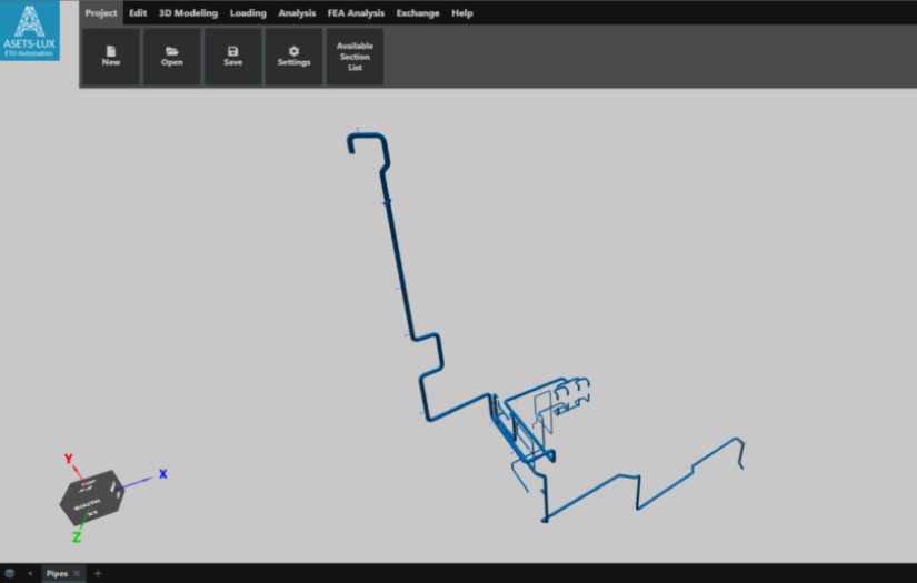 PIPES DESIGN SOFTWARE screenshot 1