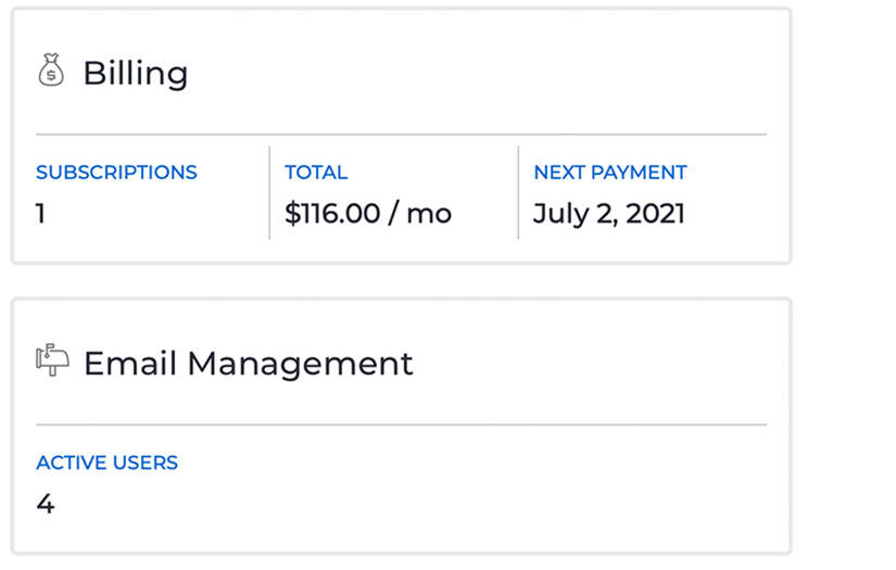 Administrative Dashboard for Client Account Management screenshot 2