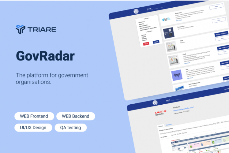 GovRadar - the platform for government screenshot 1